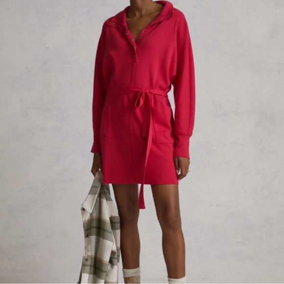 Daily Practice Dresses & Skirts - Anthropologie Daily Practice Pink Knit Sweater‎ Dress